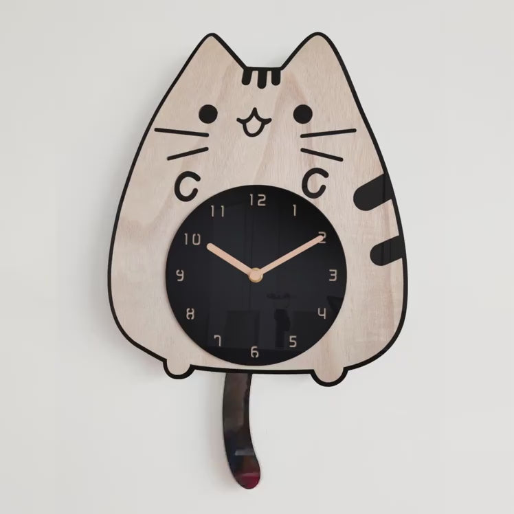 Chubb Cat Wall Clock